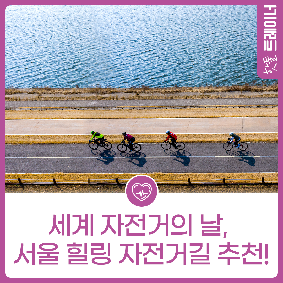 세계 자전거의 날, 서울 도심 속 힐링 자전거길 추천!