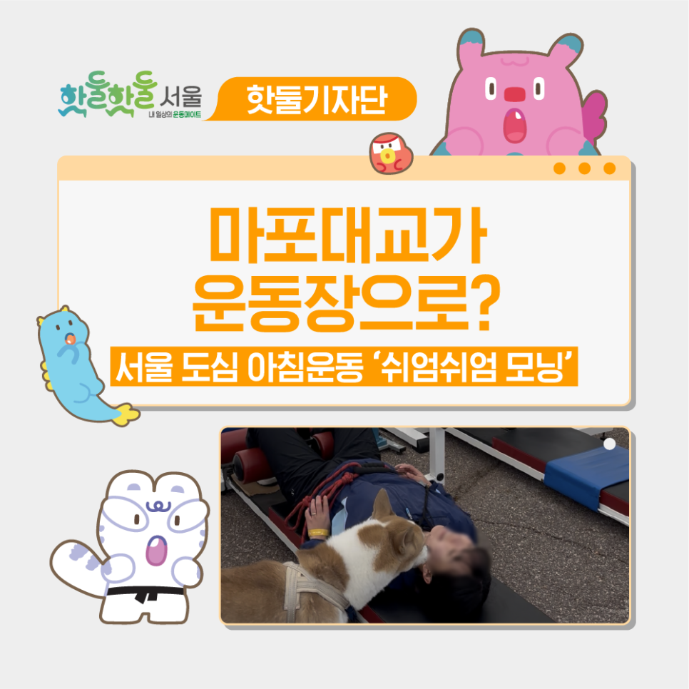 🏃마포대교가 운동장으로? 서울 도심 아침운동 행사 ‘쉬엄쉬엄 모닝’ 이미지