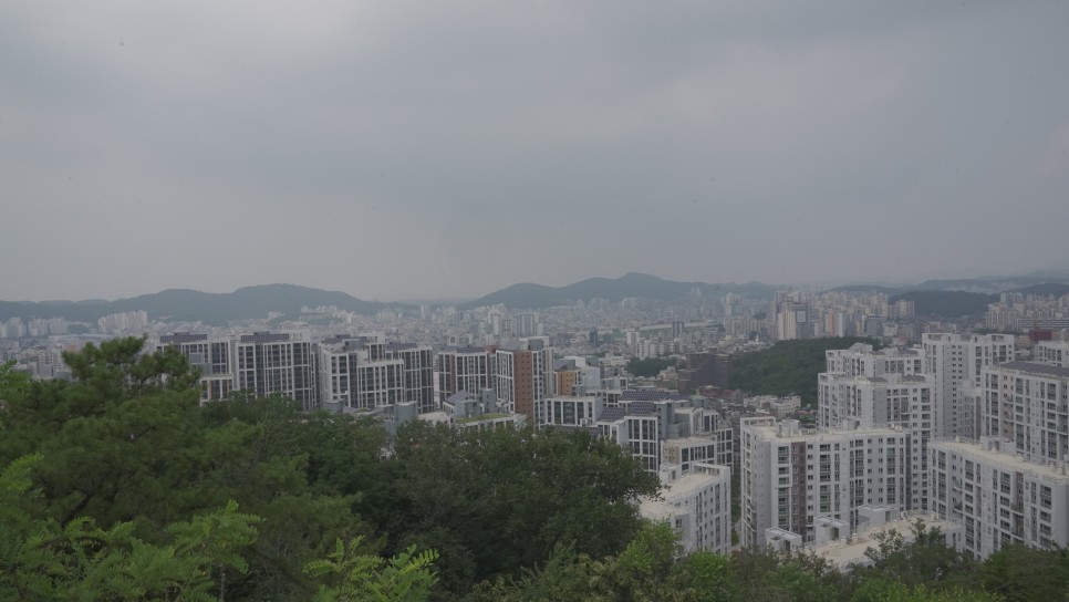 백련산 정상 서울전경 이미지