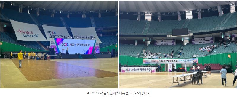 ▲ 2023 서울시민체육대축전 - 국학기공대회