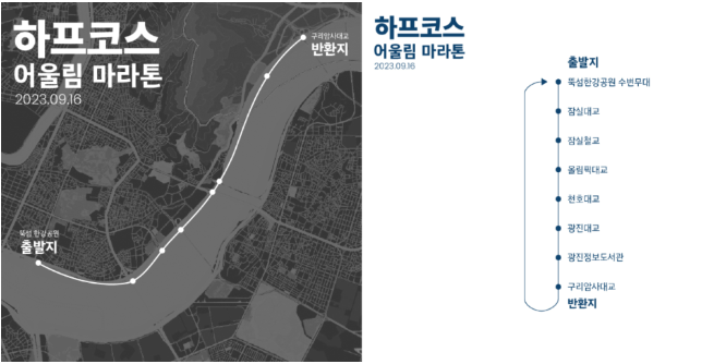 서울시 어울림 대회 마라톤 코스2