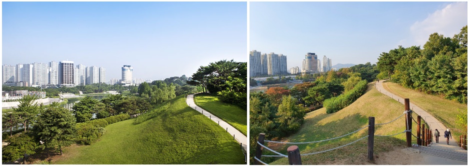 몽촌토성 산책로