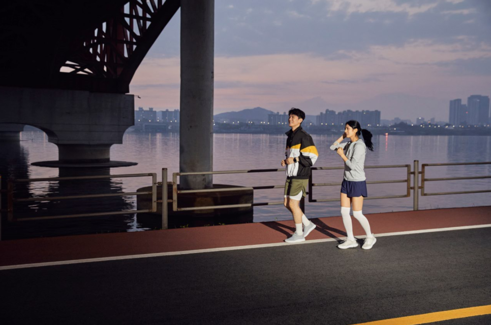 강을 따라 달리기