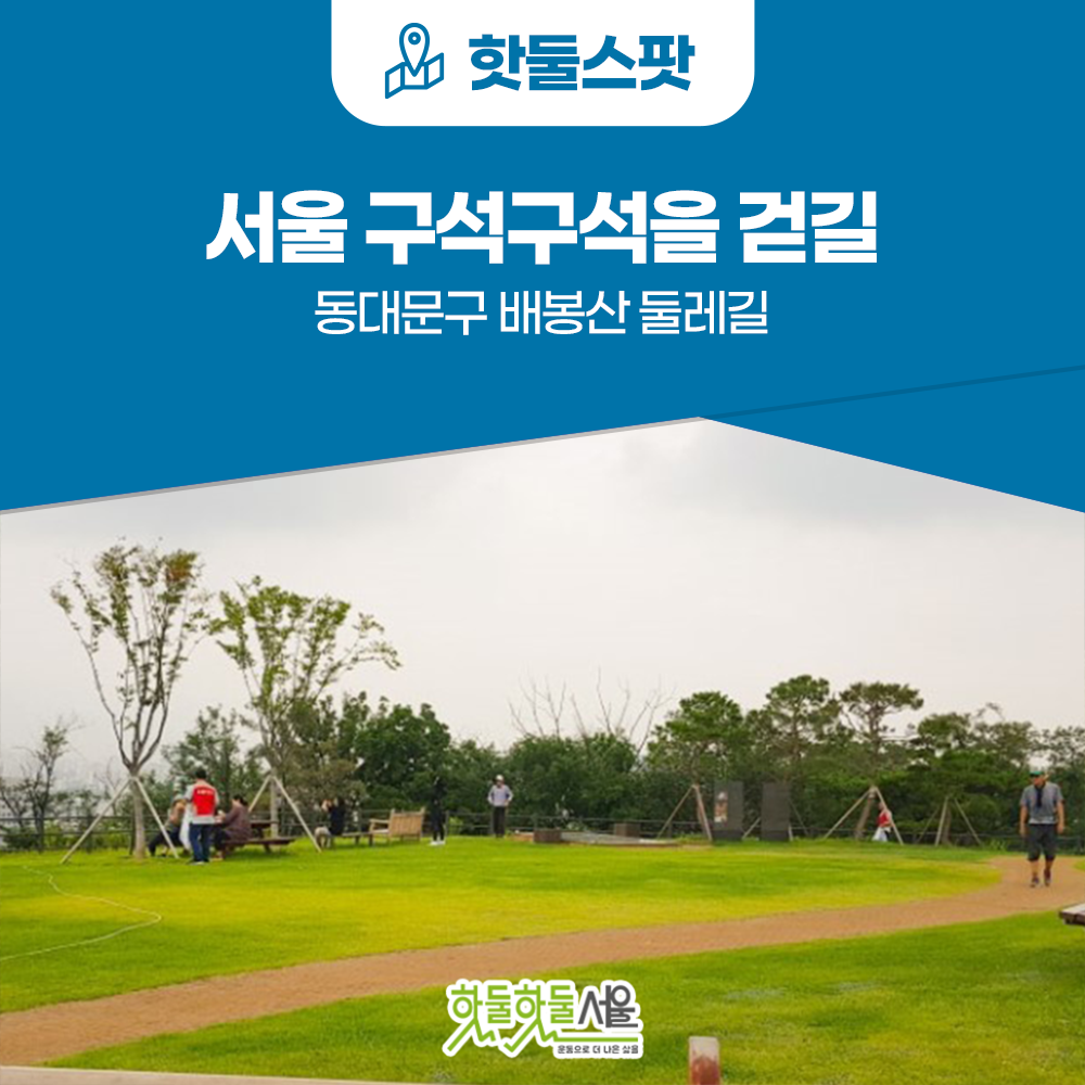 [서울 구석구석을 걷길] 숲의 맑은 공기를 마시며 기분 전환! 동대문구 배봉산 둘레길