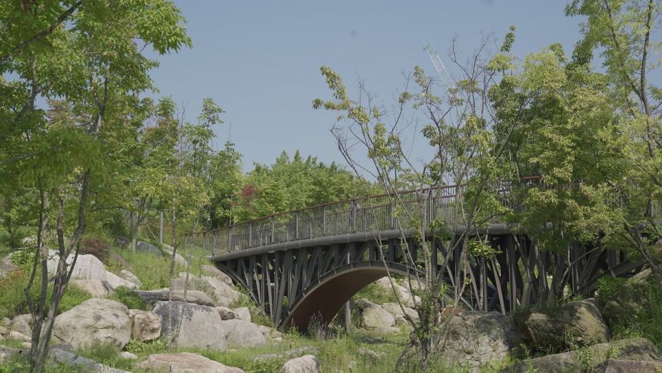 서울식물원 외부 다리 이미지
