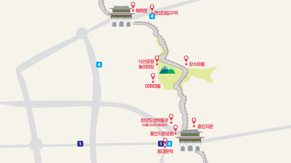 낙산구간 코스소개 이미지