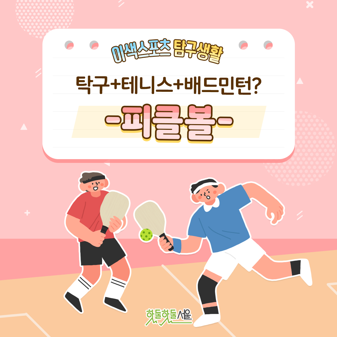 이색 스포츠 탐구생활 탁구+테니스+배드민턴? -피클볼-