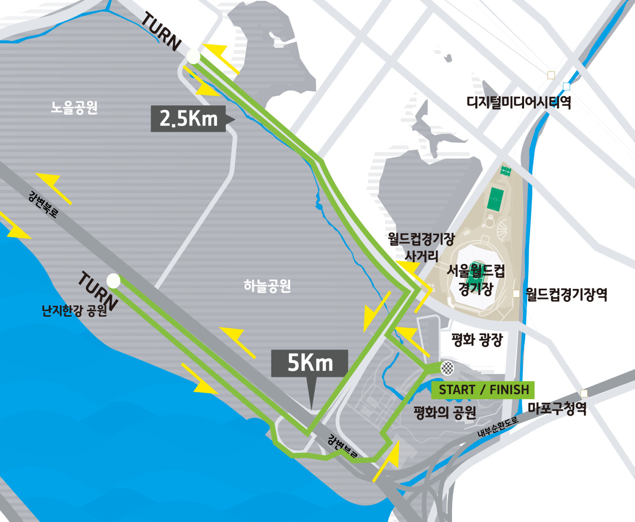 10km 달리기 코스