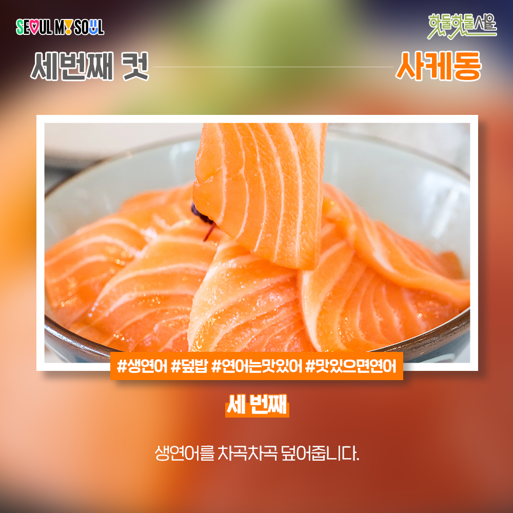 식단네컷 사케동편 세 번째