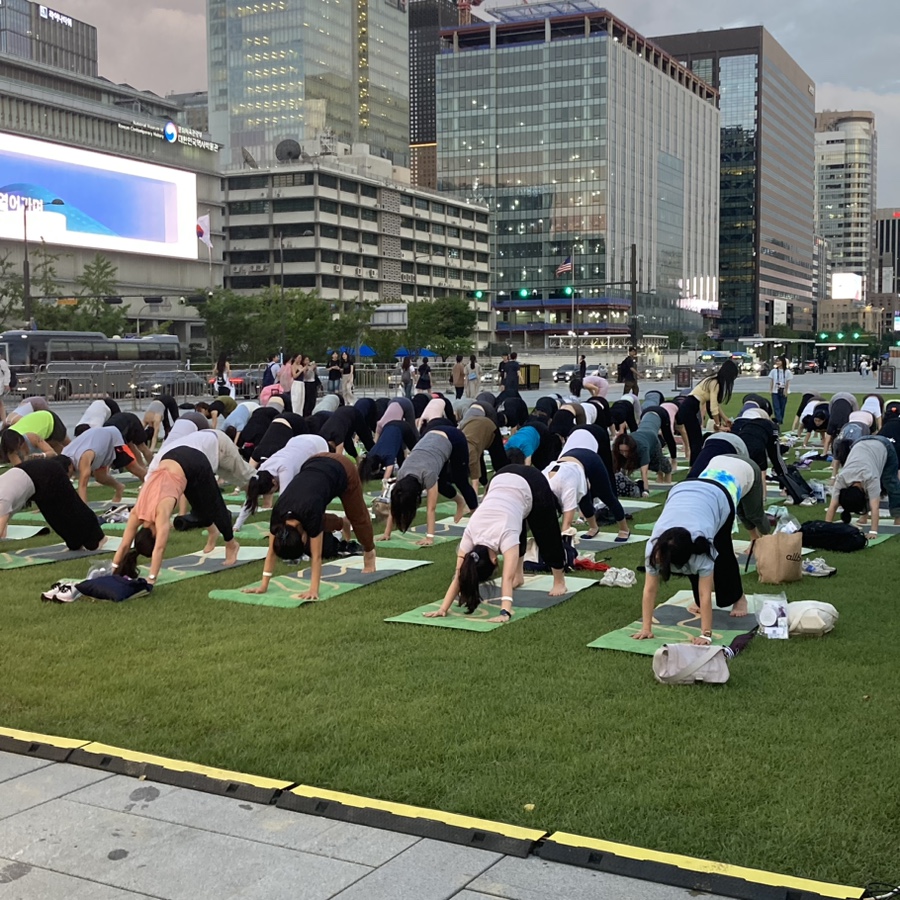 매 회차마다 120명으로 제한되지만 노쇼가 발생할 경우 빈자리에 대신 들어가 요가에 참여하실 수 있습니다