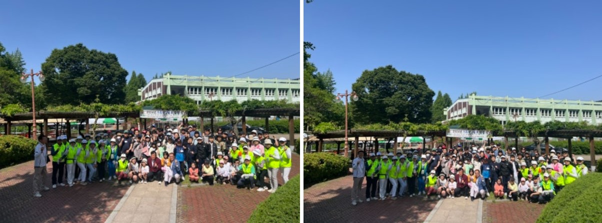 5월 12일 9시에 파크골프장으로 향해보니 벌써부터 많은 분들이 행사장에 도착해 준비하고 계셨습니다