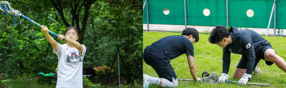 스틱을 잡고 경기 할 때 더욱 활발해지는 선수들과 함께!