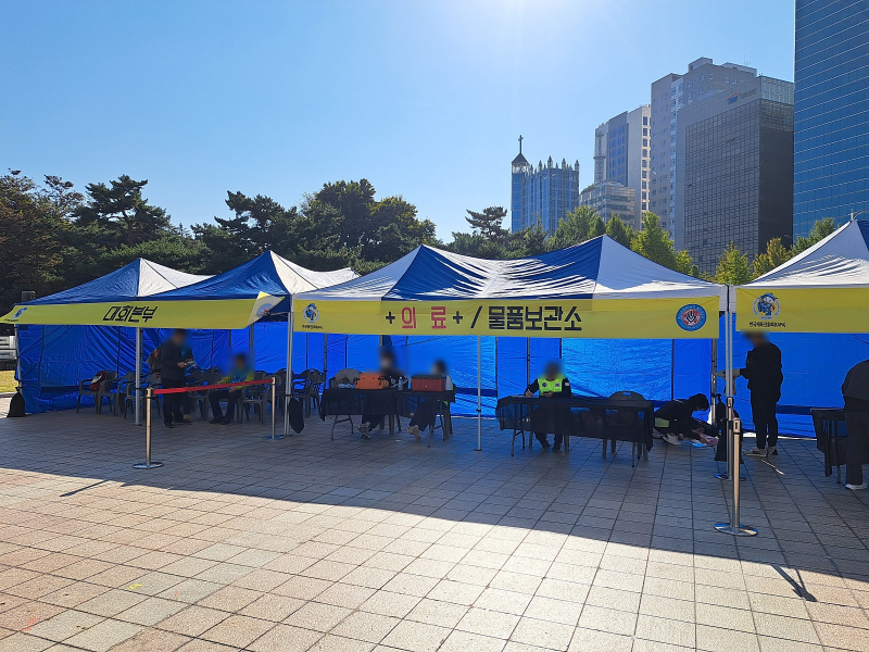 대회 본부 의료, 물품보관소